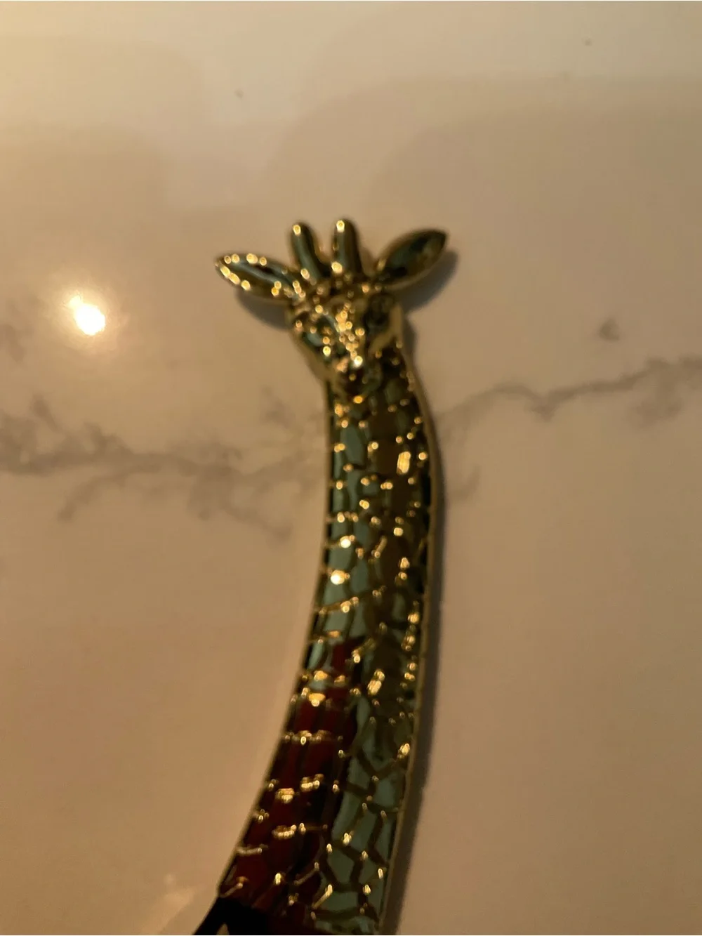 Lilly Pulitzer Gold Giraffe Decorative Kitchen Accent